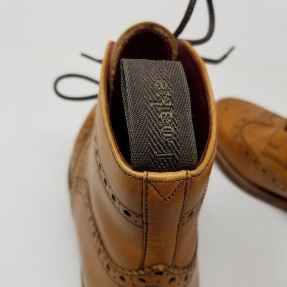 Loake Anne Leather Boots Brown Tan UK Size 5 Made In England 524526 0011 - Picture 5 of 10